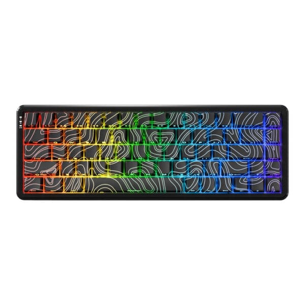 AJAZZ AK680 MAX HE RGB 8000HZ - Black(Side Printed) / Magnetic Rice Switch / Wired