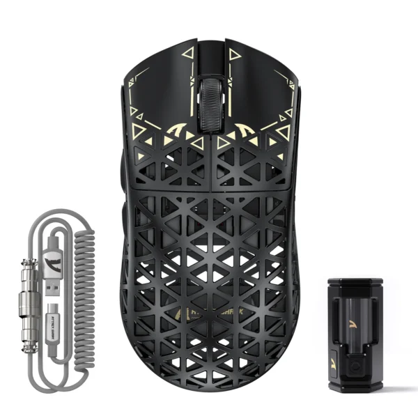 Attack Shark R5 Ultra  Carbon Fiber 39g 8khz Wireless + Free Coiled Cable