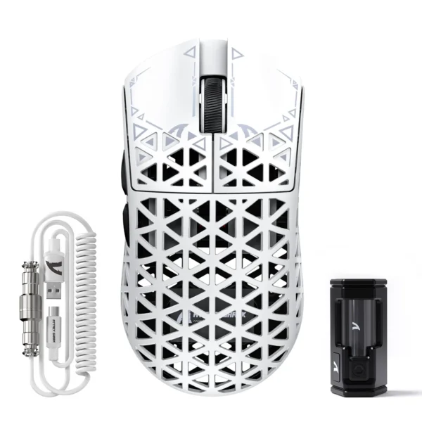 Attack Shark R5 Ultra  Carbon Fiber 39g 8khz Wireless + Free Coiled Cable - Image 2